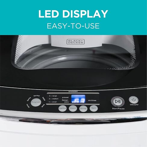 BLACK+DECKER BCD6W 6 Place Setting ENERGY STAR Portable Compact Countertop Dishwasher in Saudi Arabia