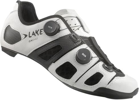 حذاء ركوب الدراجات Lake Cx242 - للرجال أسود/فضي، 47.0 in Kuwait