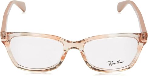 Ray-Ban Junior Ry1591 Square Prescription Eyeglass Frames, Striped Grey/Demo Lens, 48 mm in Saudi Arabia