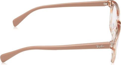 Ray-Ban Junior Ry1591 Square Prescription Eyeglass Frames, Striped Grey/Demo Lens, 48 mm in Saudi Arabia