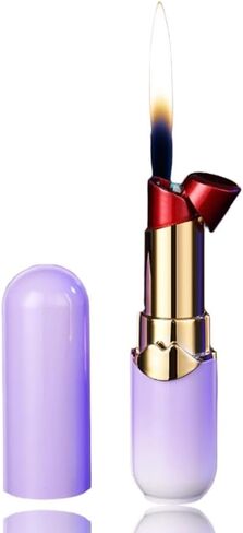 NIVEK Lipstick Lighter Kitty KT Cat Kawaii Cute Kuromi Melody Bunny Rabbit Collectable (Kuromi) in Saudi Arabia