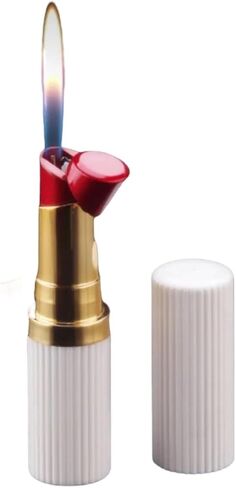 NIVEK Lipstick Lighter Kitty KT Cat Kawaii Cute Kuromi Melody Bunny Rabbit Collectable (Kuromi) in Saudi Arabia