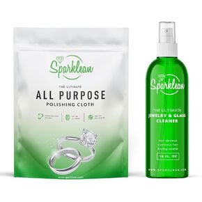 Sparklean Natural Jewelry and Glass Cleaning Kit (32)