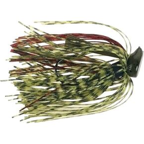 3/8 Oz Flat Top Finesse Jig with Premium Skirting & Rubber Skirt Collar | Durable Versatile Fishing Bait
