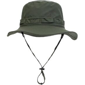 Muryobao Men Sun Hat Summer UPF 50+ Boonie Bucket Hats Wide Brim Breathable Foldable Safari Fishing Cap