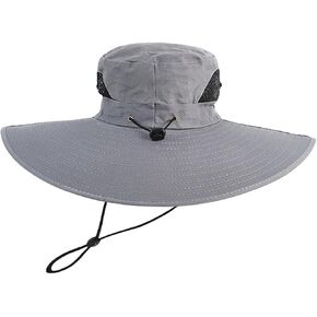 Fishing Hat for Women, Wide Brim UPF50+ Breathable Sun Cap Foldable Bucket Summer Beach Hat for Fishing
