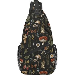 Crossbody Sling Bag for Women, Sling Backpack Chest Daypack Cross Body Bag Shoulder Bag for Hiking Running Sports Travel (Daisy)