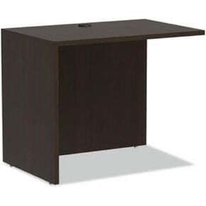 Alera ALEVA353624ES Valencia Series 35 in. x 23-5/8 in. x 29-1/2 in. Reversible Return/Bridge Shell - Espresso