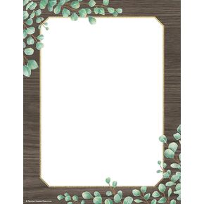 Teacher Created Resources Eucalyptus Computer Paper, 8-1/2" x 11", 50 Sheets
