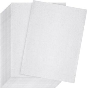 15 Pcs Printer Cleaning Sheet Scanner Cleaning Sheets Laser Printer Paper Shredder 8.5 x 11 Inches Copier Fax
