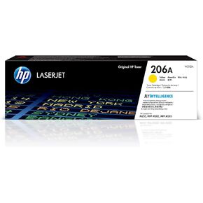 HP 206A Yellow Toner Cartridge | Works with HP Color LaserJet Pro M255, HP Color LaserJet Pro MFP M282, M283 Series | W2112A