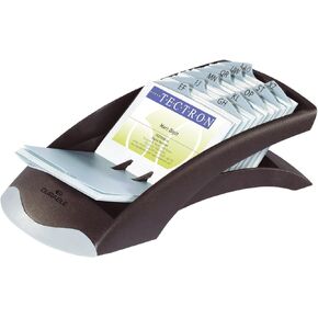 VISIFIX Desk Business Card Files,Black