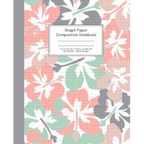 Graph Paper Composition Notebook: Quad Ruled 5x5 (5 squares per inch), Grid Paper for Science, Math & Engineering Students or Teachers (7.5 x 9.25 - 100 Sides)