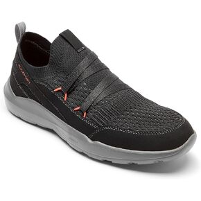 Rockport Men's Truflex M Evolution Mudguard Pull Up Walking Shoe, Black, 10 Wide