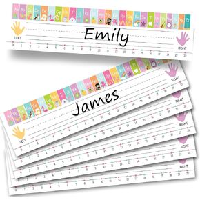 25 Colorful Desk Name Plates for Classroom - Classroom Name Tags for Desk, Desk Name Tags for Classroom, Student Name Tags for Desks, Student Name Plates for Desks Classroom, Name Plate for Desk Kids