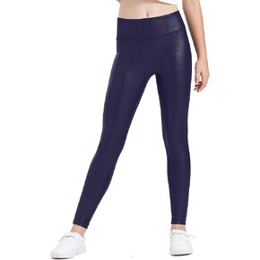 HARTPOR Faux Leather Leggings for Girls - High Waisted Stretch Pleather Leggings Teens Leather Pants in Kuwait