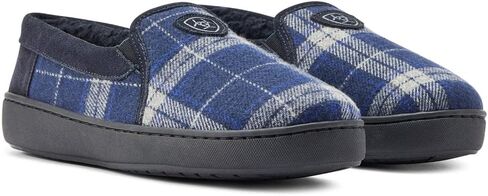 ARIAT Men's Lincoln Wool & Suede Warm Soft Comfortable Indoor Outdoor Slippers with Sherpa Lining & TPR Soles in Kuwait