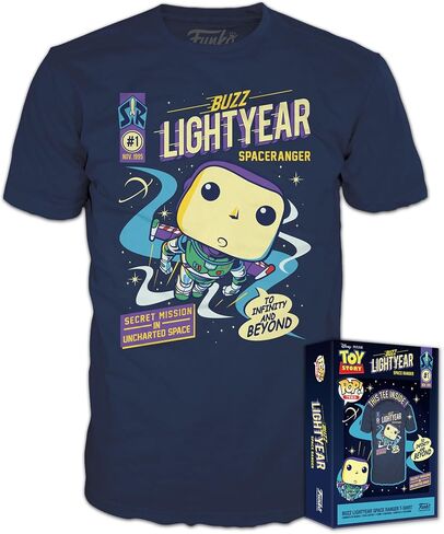 Funko Pop! Boxed Tee: Toy Story - Buzz - XS Multicolor in Kuwait