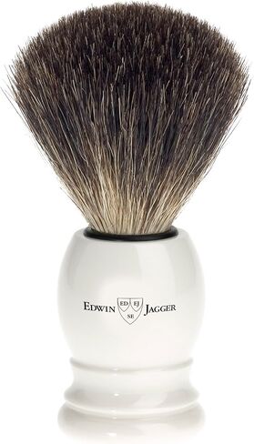 Edwin Jagger Pure Badger Shaving Brush (Imitation Black) in Kuwait