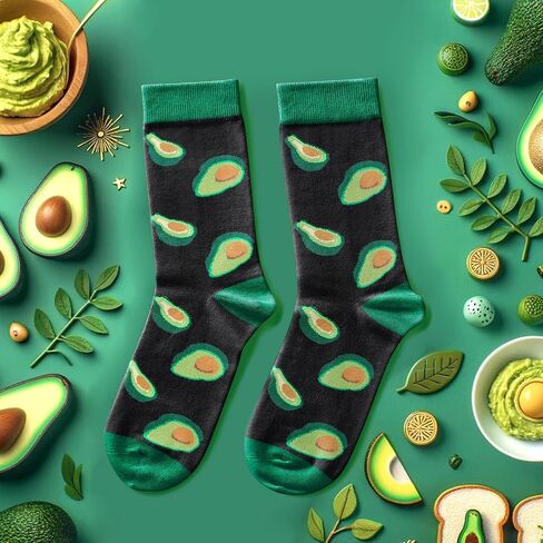sockfun Funny Pickle Gifts Pineapple Gifts for Men, Novelty Pickle Pineapple IVF Beer Socks, Food Socks in Kuwait