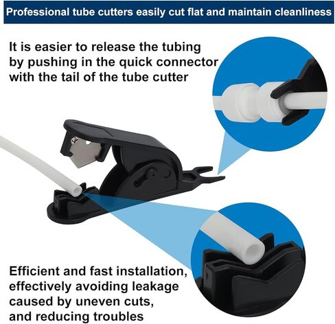 Refrigerator Water Line Kit Connection and 1/4 Compression Ice Maker Installation Kit,1/4" OD Tubing with Quick Connect for Fridge Icemaker RO Systems Water Filters Faucet,+Feed Water Adapter 25ft in Saudi Arabia