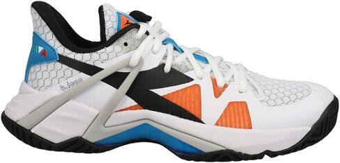 Diadora B.Icon AG Men Shoes (White/Black/Blue Jewel) (8) in Kuwait