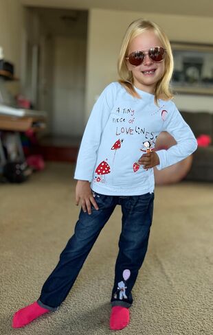 Toddler Girl Clothes Baby Girl Long Sleeve Top + Jeans Pants with Pockets | Toddler Girl Clothes Baby Girl Long Sleeve Shirt + Jeans Pants with Pockets Fall Winter Outfits Cartoon Clothing Set in Saudi Arabia