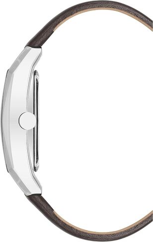 Armitron Men's Genuine Crystal Accented Leather Strap Watch in Kuwait