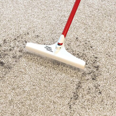 AB24 Carpet Rake, 18-Inch Head, 54-Inch Handle, Blue in Saudi Arabia