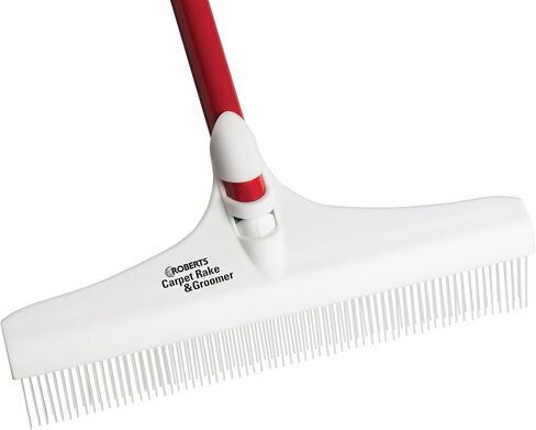 AB24 Carpet Rake, 18-Inch Head, 54-Inch Handle, Blue in Saudi Arabia