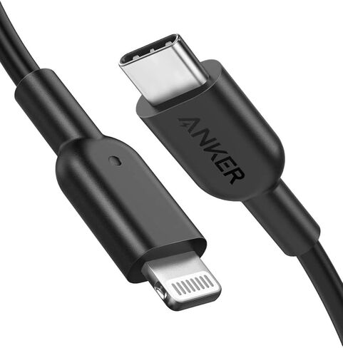 انكر كيبل USB C الى لايتنينج، باورلاين II [10 قدم، عبوتان معتمد من ابل] سلك شحن طويل للغاية لايفون 12 برو ماكس 12 11 برو X XS XR 8 بلس ايربودز برو، يدعم توصيل الطاقة (ابيض) in Kuwait