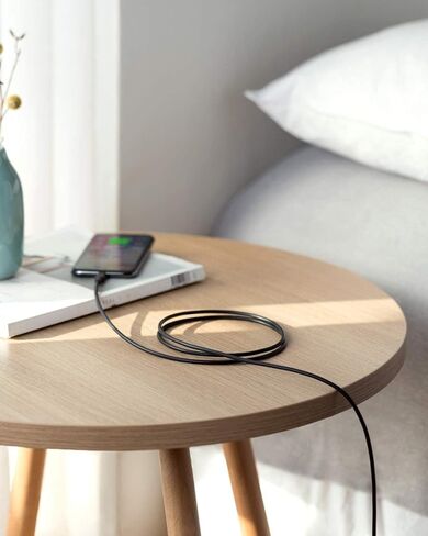 انكر كيبل USB C الى لايتنينج، باورلاين II [10 قدم، عبوتان معتمد من ابل] سلك شحن طويل للغاية لايفون 12 برو ماكس 12 11 برو X XS XR 8 بلس ايربودز برو، يدعم توصيل الطاقة (ابيض) in Kuwait