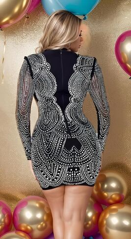 Rhinestone Embellished Formal Gowns and Evening Dresses for Women 2026 in Kuwait