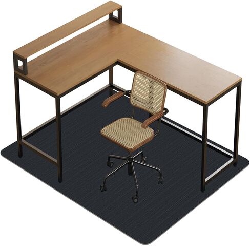 Office Chair Mat for Hardwood Floor & Low Pile Carpet Floor, Large 48"x60",Slip Resistant Heavy Duty Under Desk Chair Mat for Hardwood/Carpet Floor in Saudi Arabia