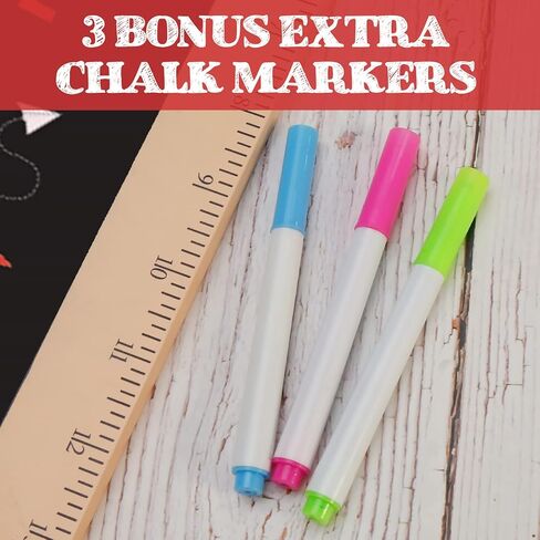 لوحة اليوم الأول والأخير للمدرسة - لافتة اليوم الأول للمدرسة مع إطار مسطرة خشبية - دعامة صور سبورة اليوم الأول من رياض الأطفال لمرحلة ما قبل المدرسة - هدايا العودة إلى المدرسة للأطفال البنات - 13 × 11 بوصة in Kuwait