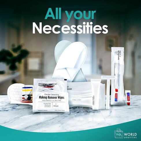 Shave Kit (Clear Frosted Sachet) - Hotel Amenities - Includes Twin Blade Razor and Moisturizing Shave Cream in Kuwait