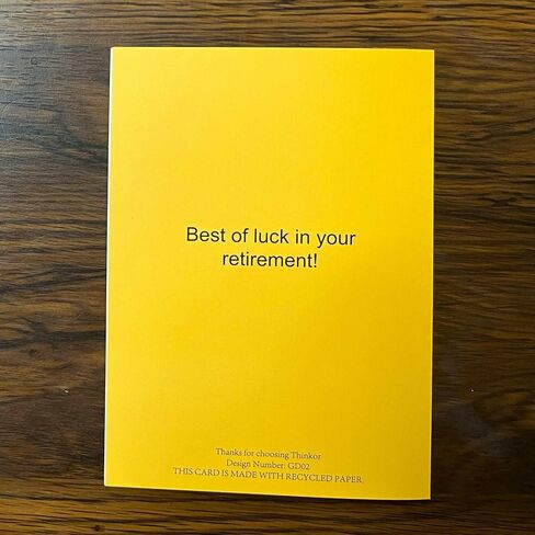 Funny Retirement Card for Woman & Man, Best Gifts for Retirement (New Business Card) in Saudi Arabia