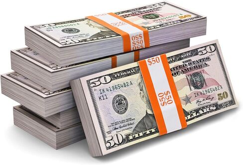 200PCS Self-Sealing Coded Currency Straps Bands $50 Bills Sleeves, Self-Adhesive Cash Money Wrappers Bands for Organize & Transport Your Cash Securely, Counter Recyclable Kraft Paper (Orange Color) in Saudi Arabia