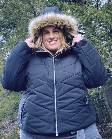 Snow Country Outerwear Womens Plus Size 1X-6X Vail Down Alternative Winter Ski Snow Jacket Coat in Kuwait