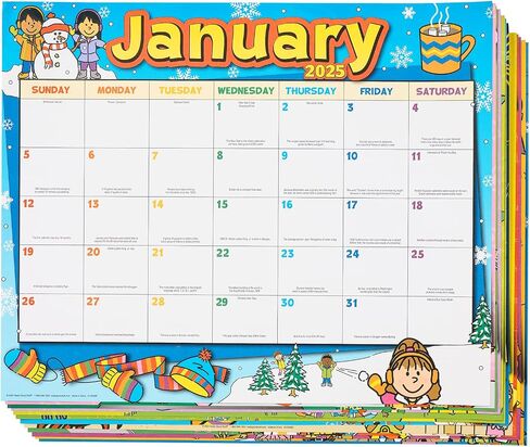 Really Good Stuff Classroom Calendar 2024-2025, Primary Colors in Saudi Arabia