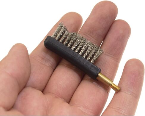 3 Pack Nylon Steel Brass Brush Head with No.8-32 Threads for Cleaning Handgun Shotgun Rifle (Nylon Brush Head) in Saudi Arabia