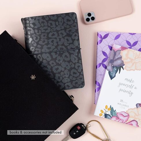 On The Go Folio - Small Holder Case to Protect Your Planners and Journals. Works Great w Petite Planners & Journals. Elastic Band Holder - Erin Condren (Small, Starry Sky) in Saudi Arabia