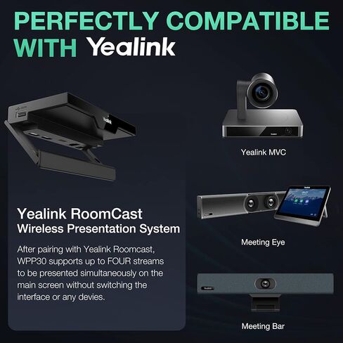 Yealink 4K Wireless Presentation Pod For Every Work Space in Saudi Arabia