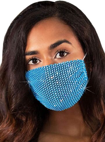 قناع هارلو حجر الراين الأنيق للسيدات من Leg Avenue in Kuwait