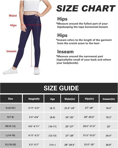 HARTPOR Faux Leather Leggings for Girls - High Waisted Stretch Pleather Leggings Teens Leather Pants in Kuwait