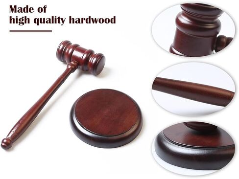 مطرقة القاضي، مطرقة خشبية ومجموعة كتل الصوت، مطرقة القضاة، بيع المطرقة الخشبية بالمزاد، للمحامين، الاجتماعات، الخطب، المناقشات، القضاة، المزادات in Kuwait