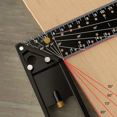 Premium Right Angle Ruler, Precision Angle Measurement Tool for Carpentry, Woodworking, and DIY Projects in Saudi Arabia