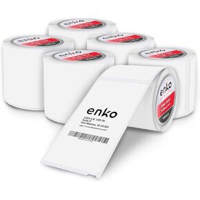 enKo (24 Rolls, 5280 Labels) Address & Shipping Labels 30323 (2-1/8 x 4") Compatible for Dymo LabelWriter