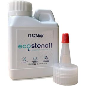 Electrum Eco Stencils Ink for Epson Eco Tank Printers, Methyl Violet-Based Stencil Ink Creates Flawless Stencils That Last up to 1 Hour, Premium Tattoo Stencil Ink Proudly Made in The USA, 4 Ounces