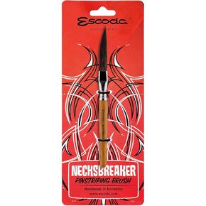 Escoda Necksbreaker Series Pinstriping Artist Paint Brush, Short Handle, Squirrel Hair, Size 8
